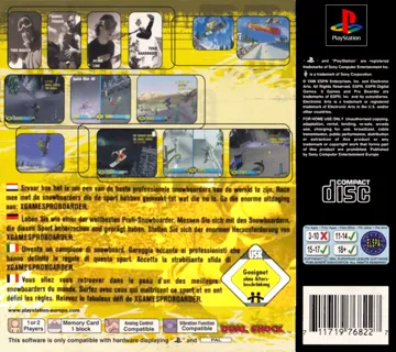 X Games Pro Boarder (JP) box cover back